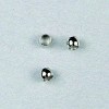 Knijpkralen zilverkleurig rond 3 mm.
