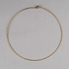  Draad collier mat goudkleurig