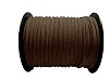 Suede veter kleur donkerbruin