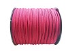 Suede veter kleur fuchsia