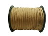 Suede veter kleur mokka