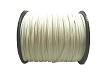 Suede veter kleur wit