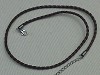 Gevlochten leer ketting