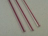 Moretti rod clear/dark red