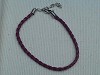 gevlochten leer armband