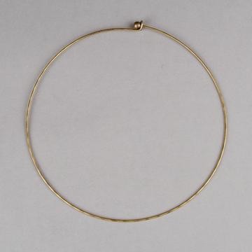  Draad collier mat goudkleurig