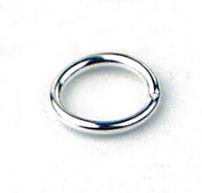 Tussenringen zilverkleurig 4 mm.