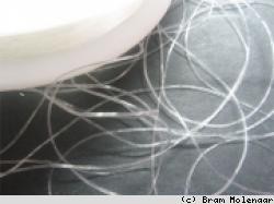 Elastiek transparant 0.6mm 