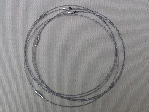 ketting van gecoated metaaldraad